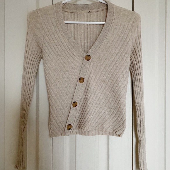 Dynamite Jackets & Coats | Beige Sall Long Sleeve Vest ...